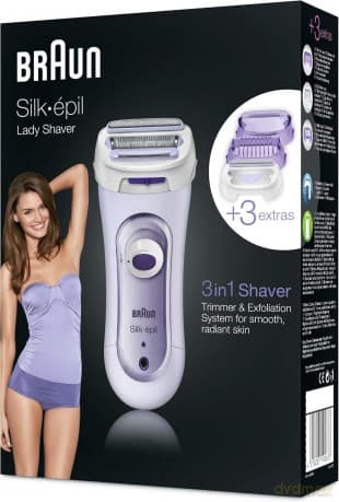 Braun Lady Style 5560 Violet electric women´s shaver