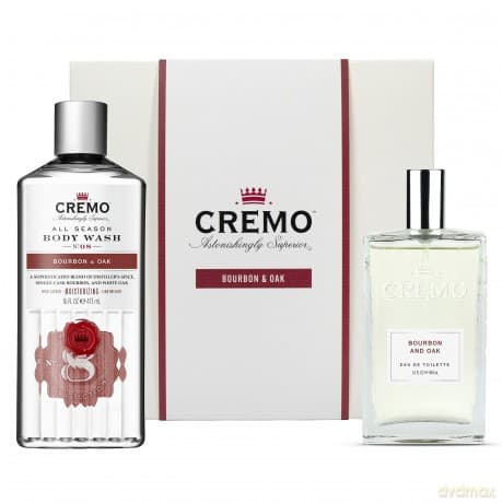 Cremo Bourbon & Oak Body Care Gift Set