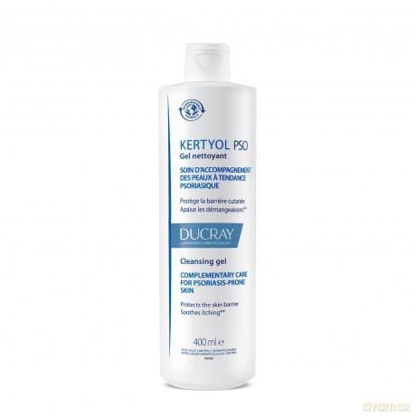 Ducray Kertyol PSO (Cleansing Gel) face and body wash for psoriasis-prone skin - Volume: 400 ml