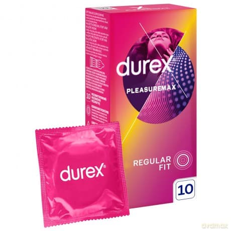 Durex Pleasuremax Regular Fit Condoms - Variant: 10 ks