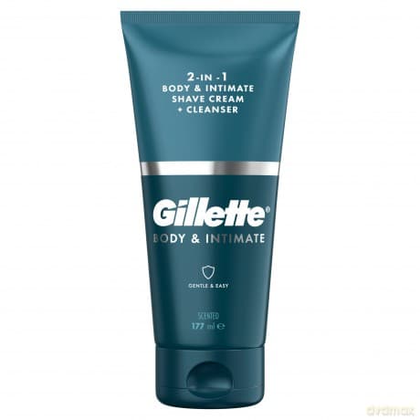 Gillette Body & Intimate Shave Cream + Cleanser 2in1 177 ml