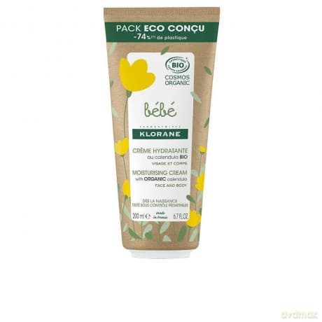 Klorane Hydra cream Bébé Bio Mésíček (Moisturising Cream) 200 ml