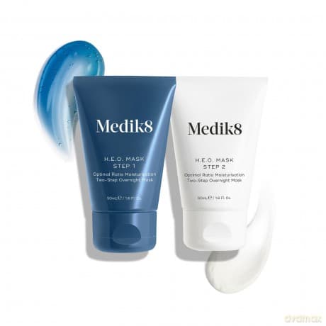 Medik8 Two-step night skin mask HEO Mask (Two-Step Overnight Mask) 2 x 50 ml