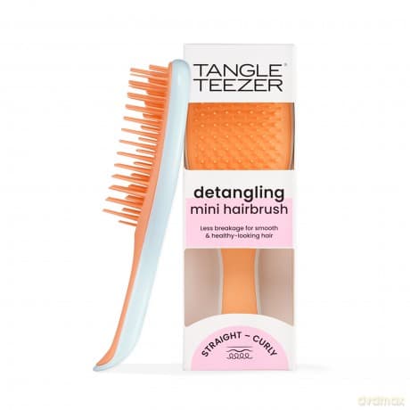 Tangle Teezer Mini Ultimate Detangler Hair Brush Sweet Orange & Ice Blue
