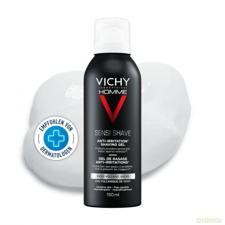 Vichy Shaving gel for sensitive or problematic skin Homme (Anti-Irritation Shaving Gel) 150 ml