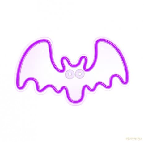 Neon PLEXI LED LATAJĄCY NIETOPERZ fiolet FPNE11 Forever Light