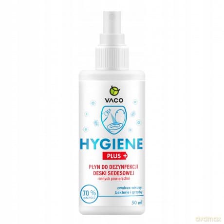 VACO Hygiene PLUS - Płyn do dezynfekcji toalet i innych powierzchni - 50 ml