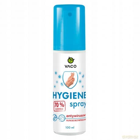 VACO Hygiene Spray - Płyn do dezynfekcji rąk (pump spray) - 100 ml