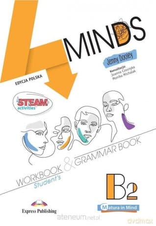 4 Minds B2 WB + DigiBook (kod) - Jenny Dooley, Bob Obee