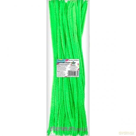 Druciki dekoracyjne 0,6x30cm jasnozielone 50szt