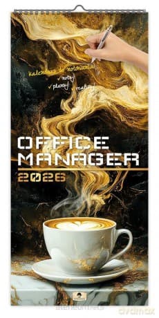 Kalendarz 2026 paskowy szeroki office manager