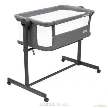 Łóżeczko dostawka Rose szare