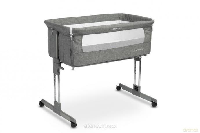 Łóżeczko dostawne grafitowe