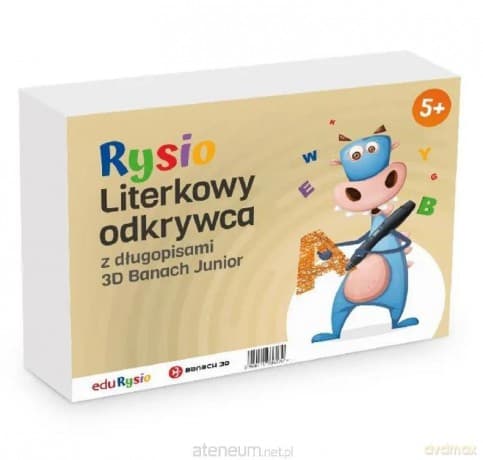 Rysio Literkowy odkrywca z długopisami 3D...