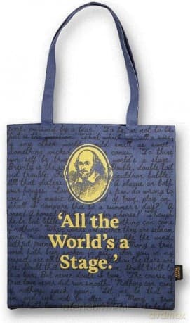 Szekspir Torba bawełniana Cały świat jest sceną