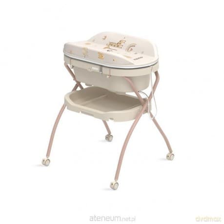 Wanienka ze stelażem i przewijakiem dla dzieci