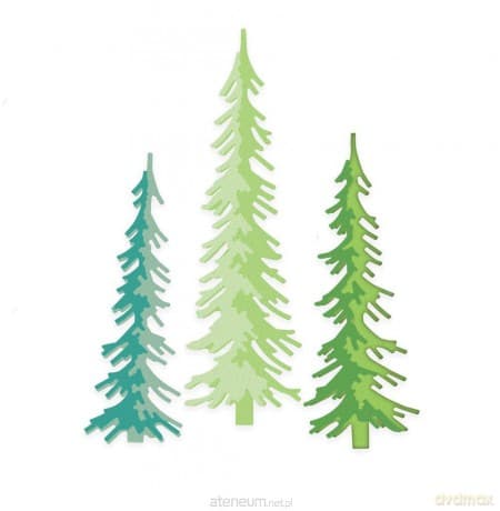 Wykrojnik - sosna 6szt