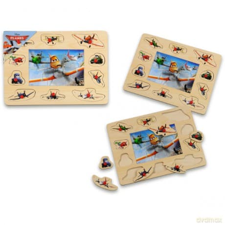 Brimarex Drewniana Układanka Planes (Samoloty) Disney