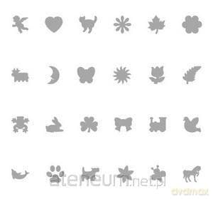 Zestaw wykrojników motyle 6szt