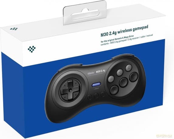 8bitdo M30 2.4G Mega Drive Black
