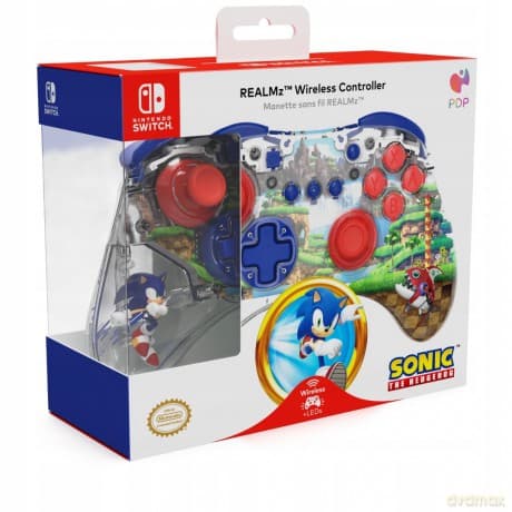 PDP Realmz - Wireless Controller - Sonic /Nintendo Switch