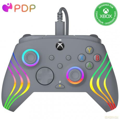 PDP Xbox Wired Controller Afterglow Wave Grey