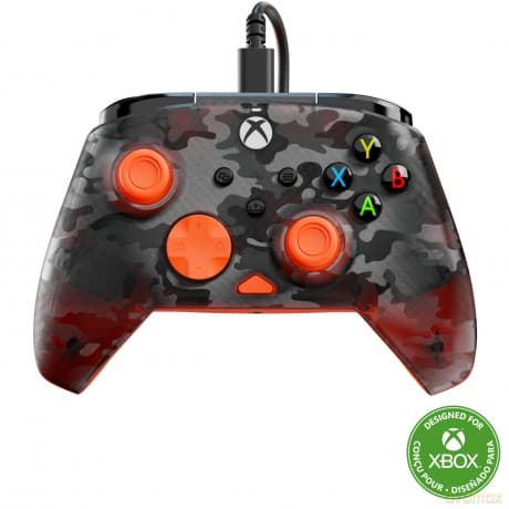 Turtle Beach Xbox Wired Rematch Controller Ghost Camo Black/Orange