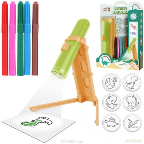 Projektor do rysowania dinozaury