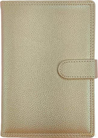 Kalendarz 2026 B5 tygodniowy z zapięciem hologram złoty