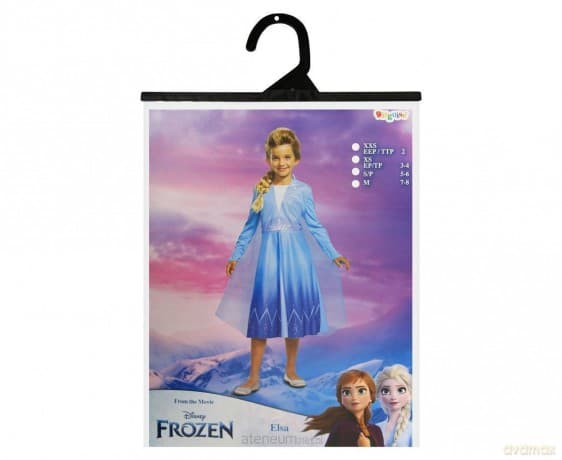 Strój Elsa Basic - Frozen 2 (licencja), rozmiar XS