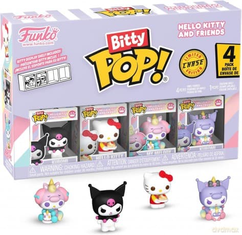 FUNKO Figurka Bitty Pop Sanrio Kuromi 4Pak