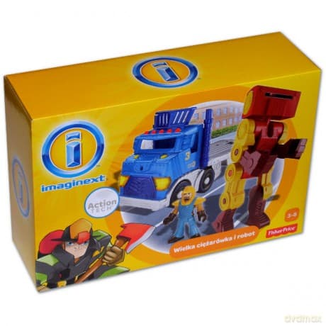 Fisher Price Wielka Ciężarówka I Robot