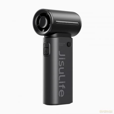 Mini dmuchawa Jisulife Handheld Fan Life9 3600mAh przenośny wiatraczek wentylator USB - czarny