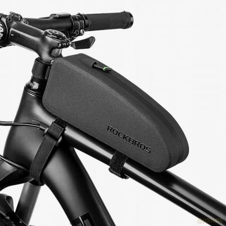 Torba Rockbros AS-019 rowerowa na ramę wodoodporna 1.5 l - czarna