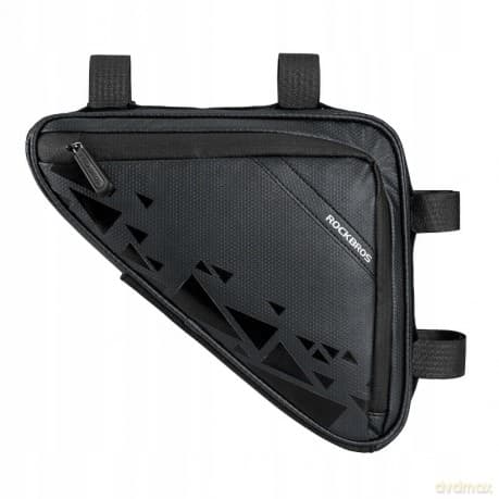 Torba rowerowa Rockbros B39-2 wodoodporna na ramę - czarna