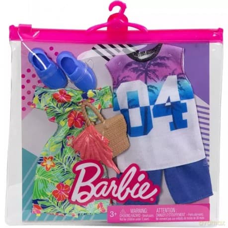 Barbie. HBV72 Ubranka dla Barbie i Kena