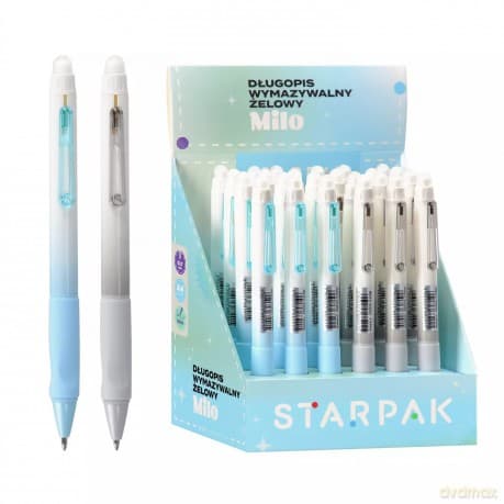 Długopis Ścieralny Automatyczny 0.7 Milo A 24szt. Starpak 552682
