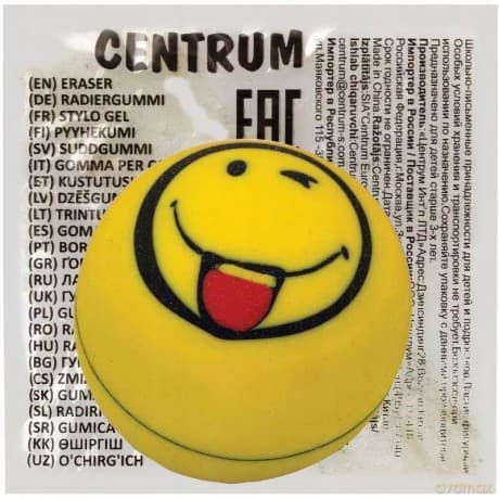 Gumka do ścierania syntetyczna CENTRUM SMILE 88040 dł. 25mm