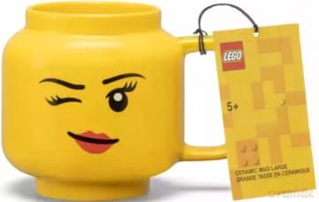 LEGO Minifigurki Mały ceramiczny kubek - Mrugająca dziewczynka
