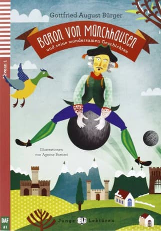 LN Baron von Münchhausen. Książka + CD. Poziom A1 - Gotfied August Burger