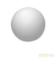 Ozdoba choinkowa styropianowa, 3 cm (10 sztuk)