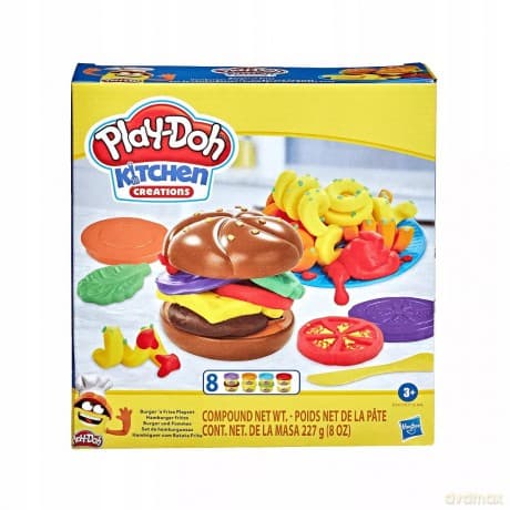 PLAY-DOH Ciastolina BURGER Z FRYTKAMI E5472 HASBRO