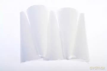 Styropianowe ozdoby choinkowe, stożki (5 sztuk)