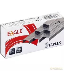 Zszywki Specjalistyczne Eagle 23/6 Zszywają 2-30 kartek Opak. 1000 szt.