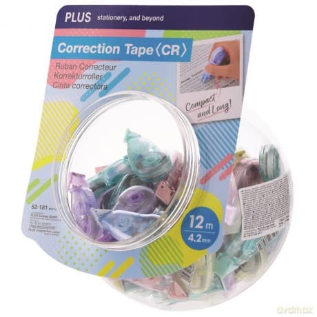 Korektor W Taśmie Plus Wh-1804-50p 4.2mm X 12m Słój 50szt