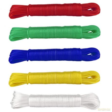 Linka Na Bieliznę Ih Powlekana 20m Cristal Mix Kolor