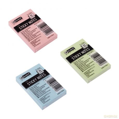 Notes Samoprzylepny D.Rect 51x75mm Mix Kolor