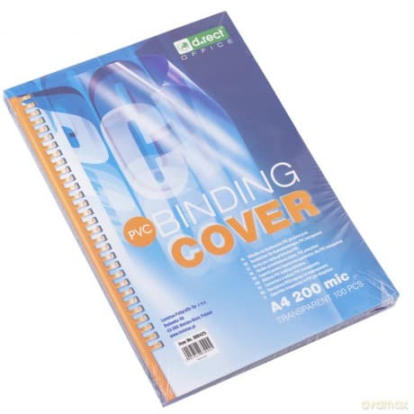 Okładka D.Rect Przeźroczysta 200 A4 100ark Pvc