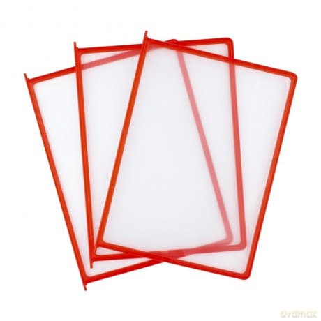 Panele Prezentacyjne Leviatan A4 Czerwony 10szt