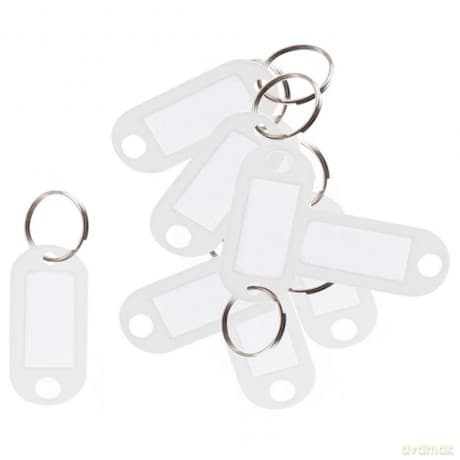 Zawieszka Do Kluczy D.Rect Biały 10szt